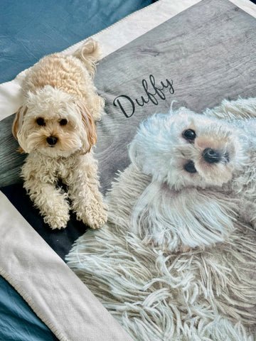 Personalized Fleece Sherpa Blanket