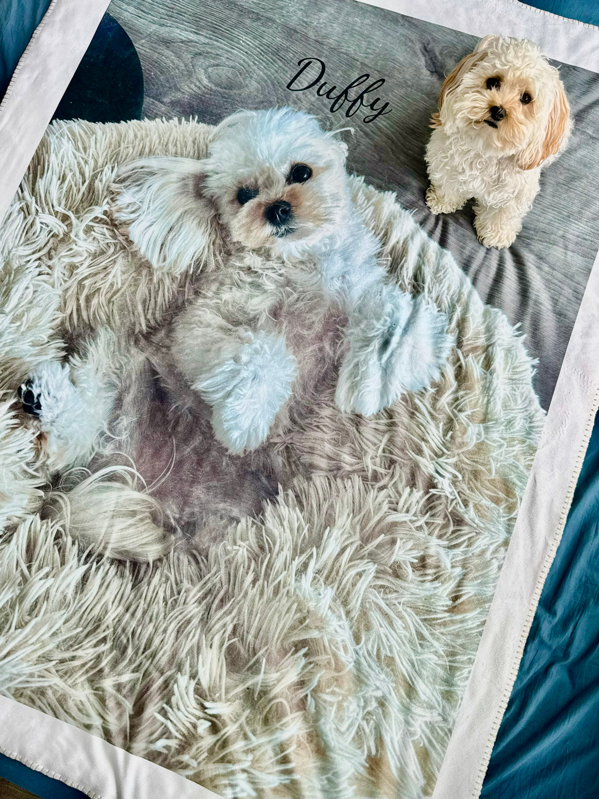 Personalized Fleece Sherpa Blanket